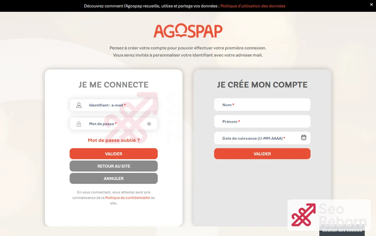 Capture : AGOSPAP - Identification